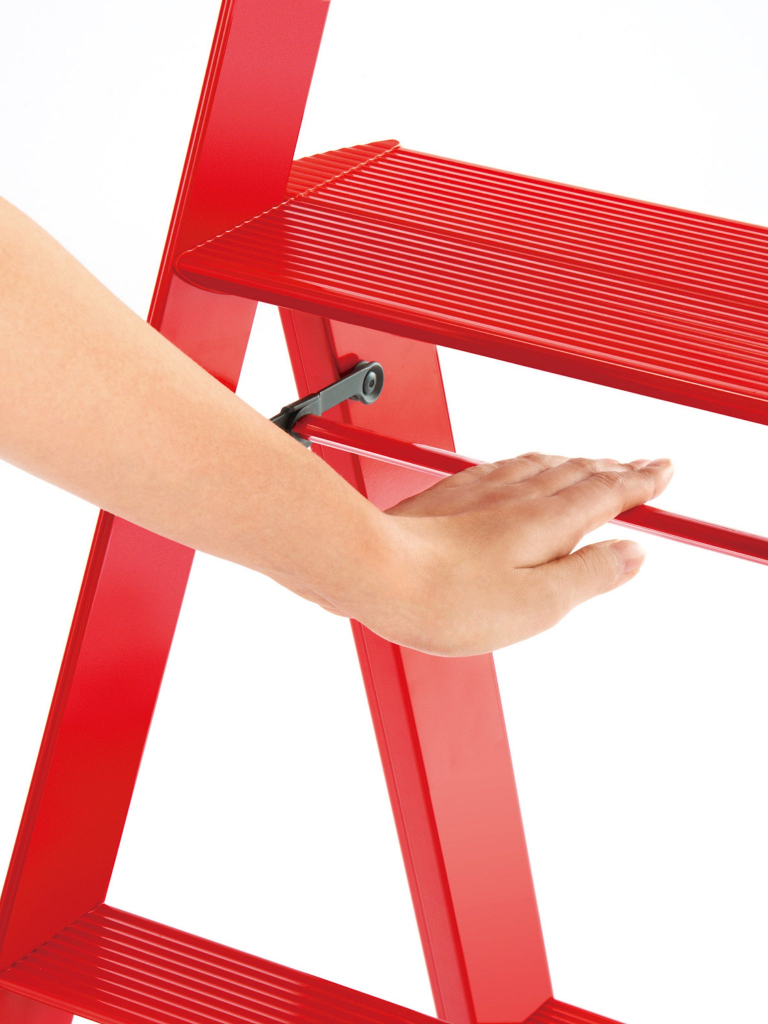 hendel voor stevig vastzetten van de lucano 3 step ladder