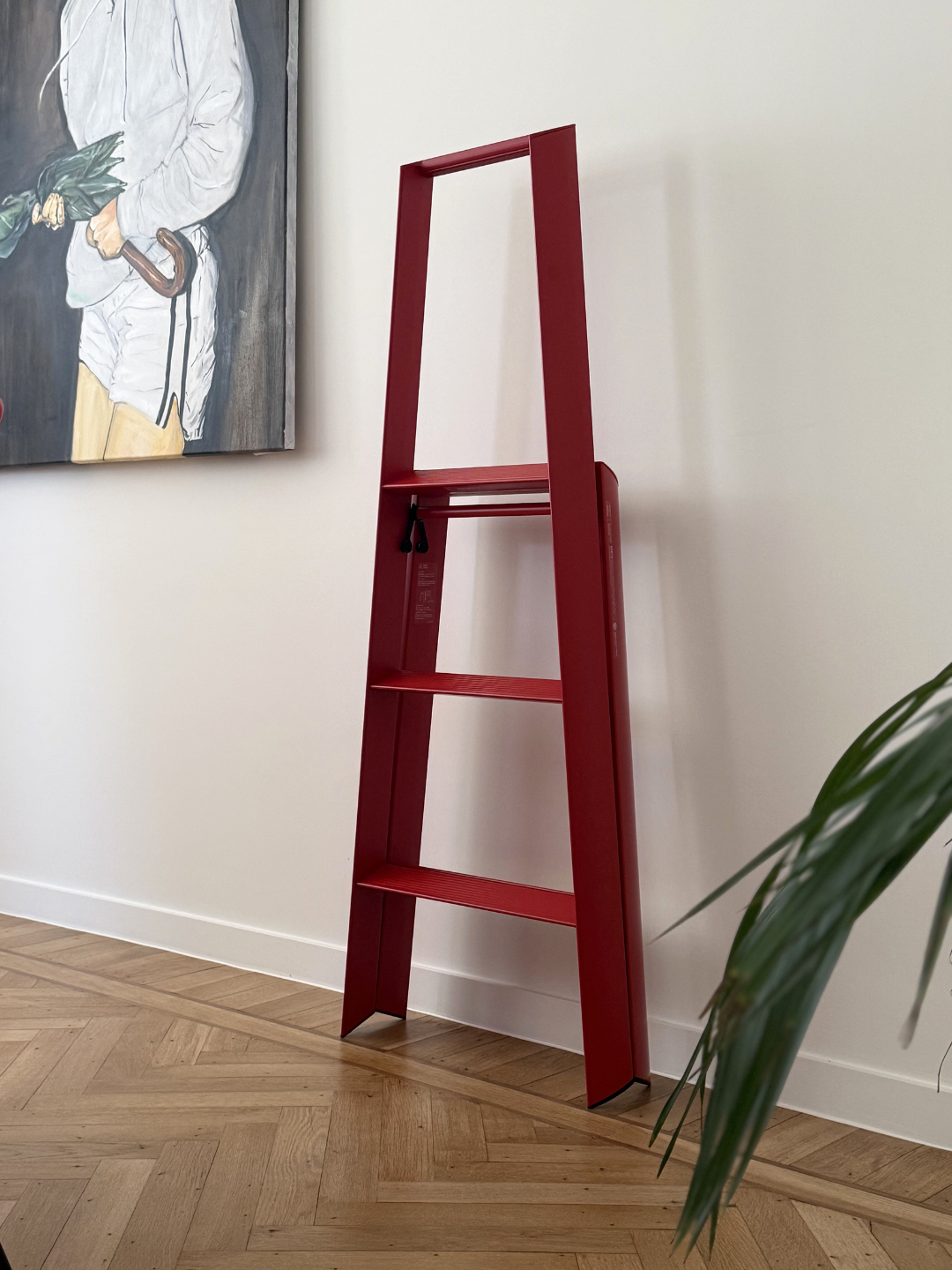 Hasegawa Lucano Ladder 4 Step Red