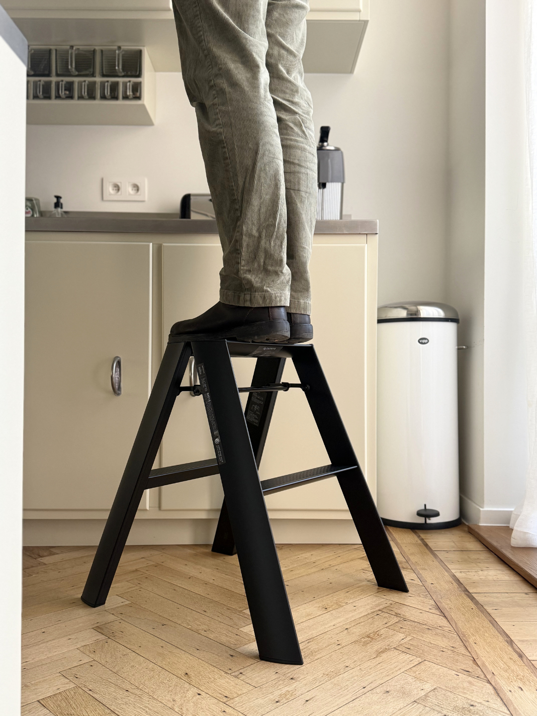 Hasegawa Lucano Ladder 2 Step Black