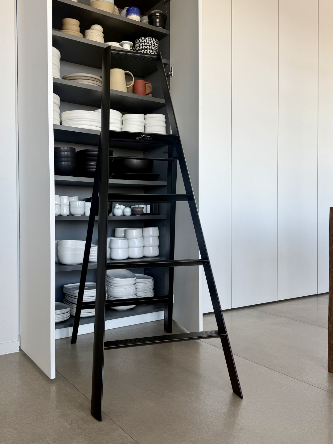 Hasegawa Lucano Ladder 4 Step Black