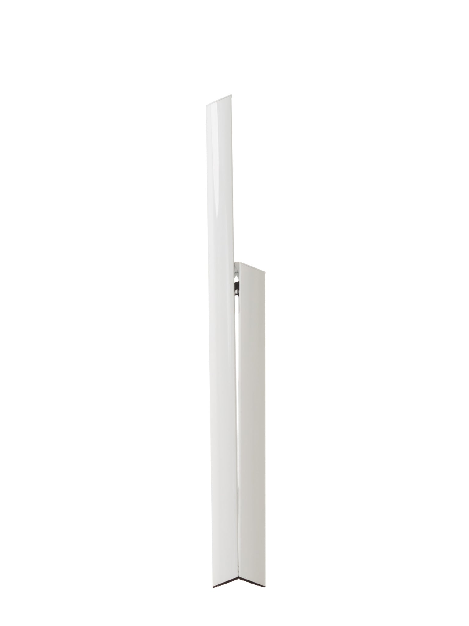 Opgevouwen Lucano 3-step ladder wit – slank en rechtopstaand