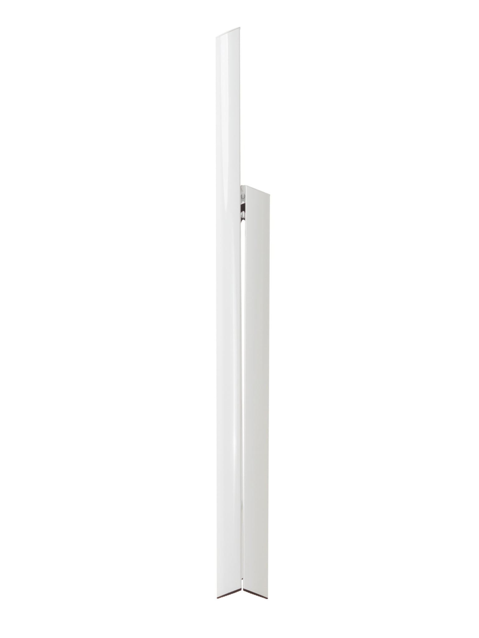 Opgevouwen Lucano 4-step ladder wit – slank en rechtopstaand